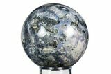 Polished Cosmic Jasper Sphere - Madagascar #255896-1